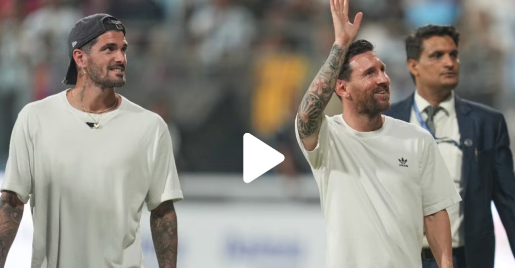 La gira de la devoción: Lionel Messi fue ovacionado en bombay y conoció a una leyenda&nbsp;India