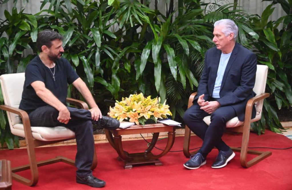 Juan Grabois se reunió con Miguel Díaz-Canel en Cuba: “Defender a la isla es defender a&nbsp;Latinoamérica”
