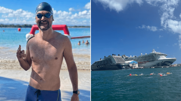 De la crisis de 2001 a un desafío histórico: un argentino completó una exigente travesía a nado en Puerto Rico